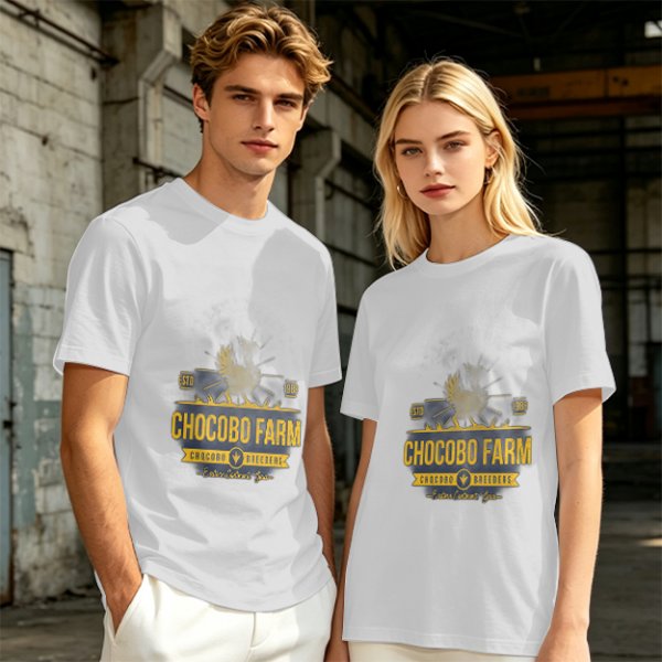 Olive Chocobo Farm Graphic T-Shirt for Fans