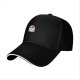 Black Baseball Cap With Cute Bloody Ghost Graphic