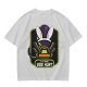 Olive T-Shirt With Alien Bunny Ears Egg Hunt Graphic