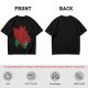 Olive T-Shirt With Fierce Armored Beast Head Graphic