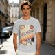 Olive t-shirt with retro guide to adulthood VHS-style print
