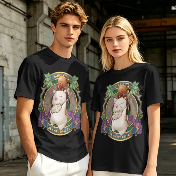 King Moogle Graphic Olive Green T-Shirt
