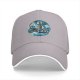 Black Baseball Cap With Stormy Sailing Ship Art Print