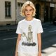 Olive Skeleton Holding Coffee Mug In Water Graphic T-Shirt