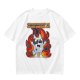 Olive t-shirt with cartoon dog and 'God has allowed me to live another day' print