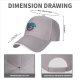 Black baseball cap with 'In My Defense I Was Left Unsupervised' print