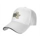 Black Baseball Cap With Live Laugh Love Skull Graphic