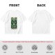 Olive green t-shirt with 'Don't Trust The Wizard' robot graphic print