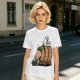 Olive T-Shirt with Charlie Brown and Snoopy at Oktoberfest Beer Barrel