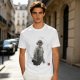 Olive T-Shirt Featuring Princess Mononoke Warrior Artwork