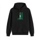 Black Christmas Hoodie With Let's Get Baked Gingerbread Print