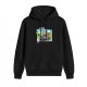 Super Movie Kart Racing Graphic Black Hoodie