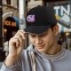 Black baseball cap with Twilight Sparkle reading a magic book print