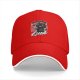 Black baseball cap with 'I Make My Own Luck' cat graphic
