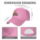Black Baseball Cap With Cartoon Dog Family Dining Print