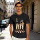 Olive T-Shirt With Walking Burritos Abbey Road Style Graphic