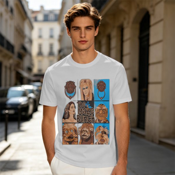 The Maze Bunch Labyrinth Character Graphic T-Shirt