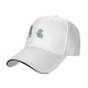 Black Baseball Cap With Cute Science Lab Beaker Print