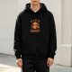 Black Hoodie With Big Pick Energy Pumpkin Graphic