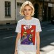 Olive T-shirt with He-Man slapping Skeletor comic print