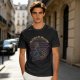 Olive T-Shirt With Dutch & Dillon Arm Wrestling Neon Graphic