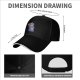 Black Baseball Cap With Cartoon Dog Characters Graphic