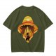 One Piece Luffy Straw Hat Sunset Graphic T-Shirt