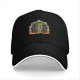Black baseball cap with Loki Charms Christmas edition graphic