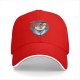 Black Baseball Cap With Surreal Sushi Portrait Graphic