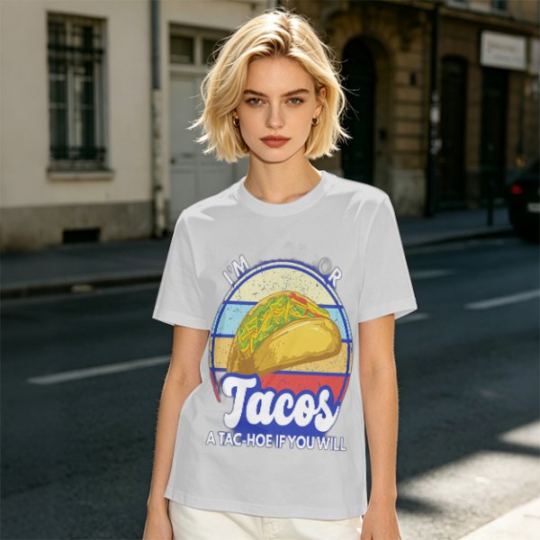 I'm Tacos A Tac-Hoe If You Will Taco Graphic T-Shirt
