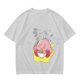 Olive T-shirt Featuring Kirby Eating Ramen on a Warp Star