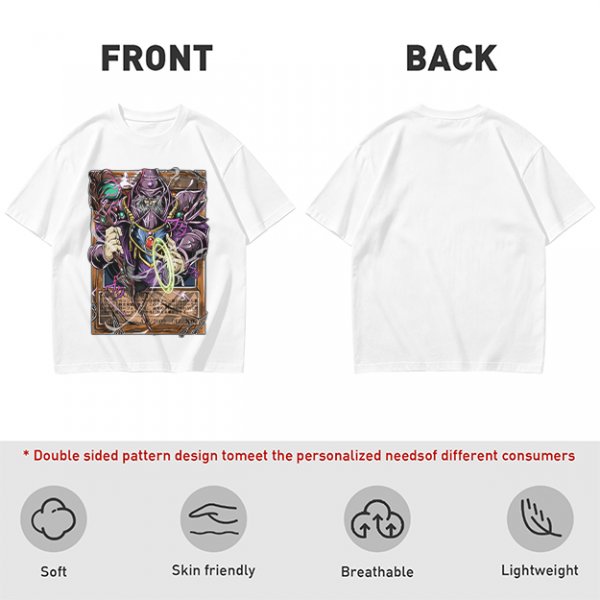 Olive T-Shirt Featuring Fantasy Wizard Card Artwork