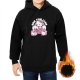 Black Hoodie With Buff Hello Kitty One True Club Graphic