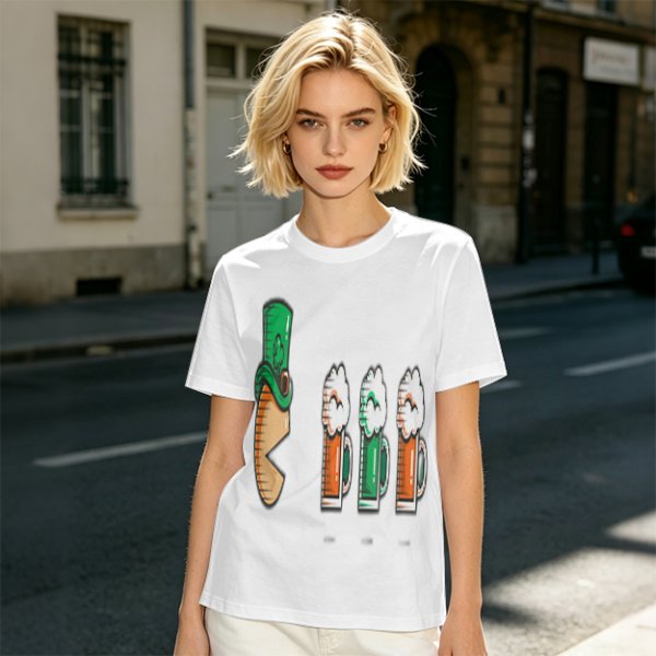 St Patricks Day Leprechaun Hat Beer Mug Graphic T-Shirt