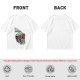 Olive T-Shirt With Party Skull Wearing Pink Shutter Shades