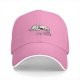Black Baseball Cap With Tired Lying Cartoon Character Print