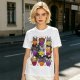 Halloween Animal Cupcake Graphic T-Shirt For Spooky Season