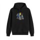 Black Hoodie With D20 Headed Knight Fantasy RPG Graphic