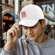 Black Baseball Cap With Retro Ramen Bowl Graphic Print