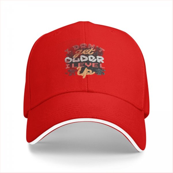 I Don't Get Older I Level Up Gamer Baseball Cap