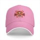 Black Baseball Cap With Autumn Dragon D20 Print For Tabletop RPG Fans