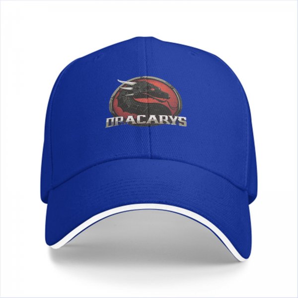 Black baseball cap with Dracarys dragon logo design