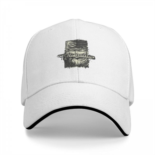 Black Baseball Cap With One Piece Roronoa Zoro Print