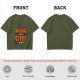 Olive t-shirt with 'Mornings are for coffee & contemplation' print