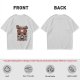 Olive T-Shirt with Tony Tony Chopper Lifting Weights Graphic