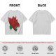 Olive T-Shirt With Fierce Armored Beast Head Graphic