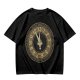 Olive T-Shirt With Thirteen Hour Clock Design