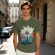 Hunter x Hunter Anime Graphic Tee with Sunset Landscape Art