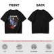 Olive T-Shirt With Skeletor Rock Guitarist Graphic Print