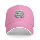 Black baseball cap with 'Forced to Work' office alien graphic